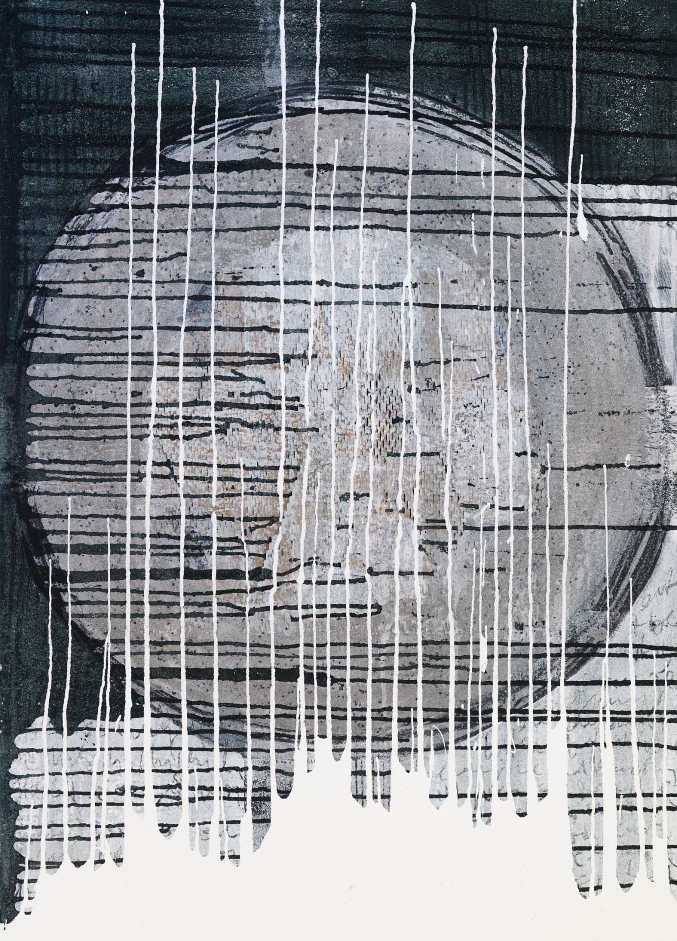 Life is but a breath № 07, 2026 — mixed materials, work by Britta Pukall